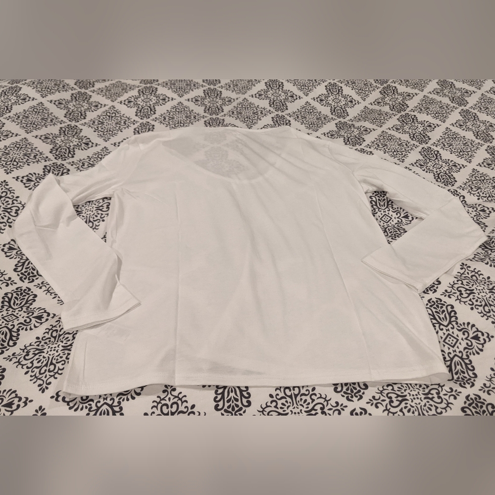 NEW Tesla White long sleeve shirt